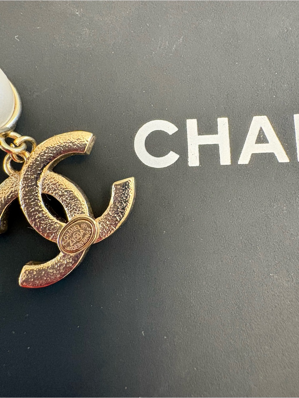 CHANEL Statement Sphere -Crystal Drop Earrings - Picture 3 of 5